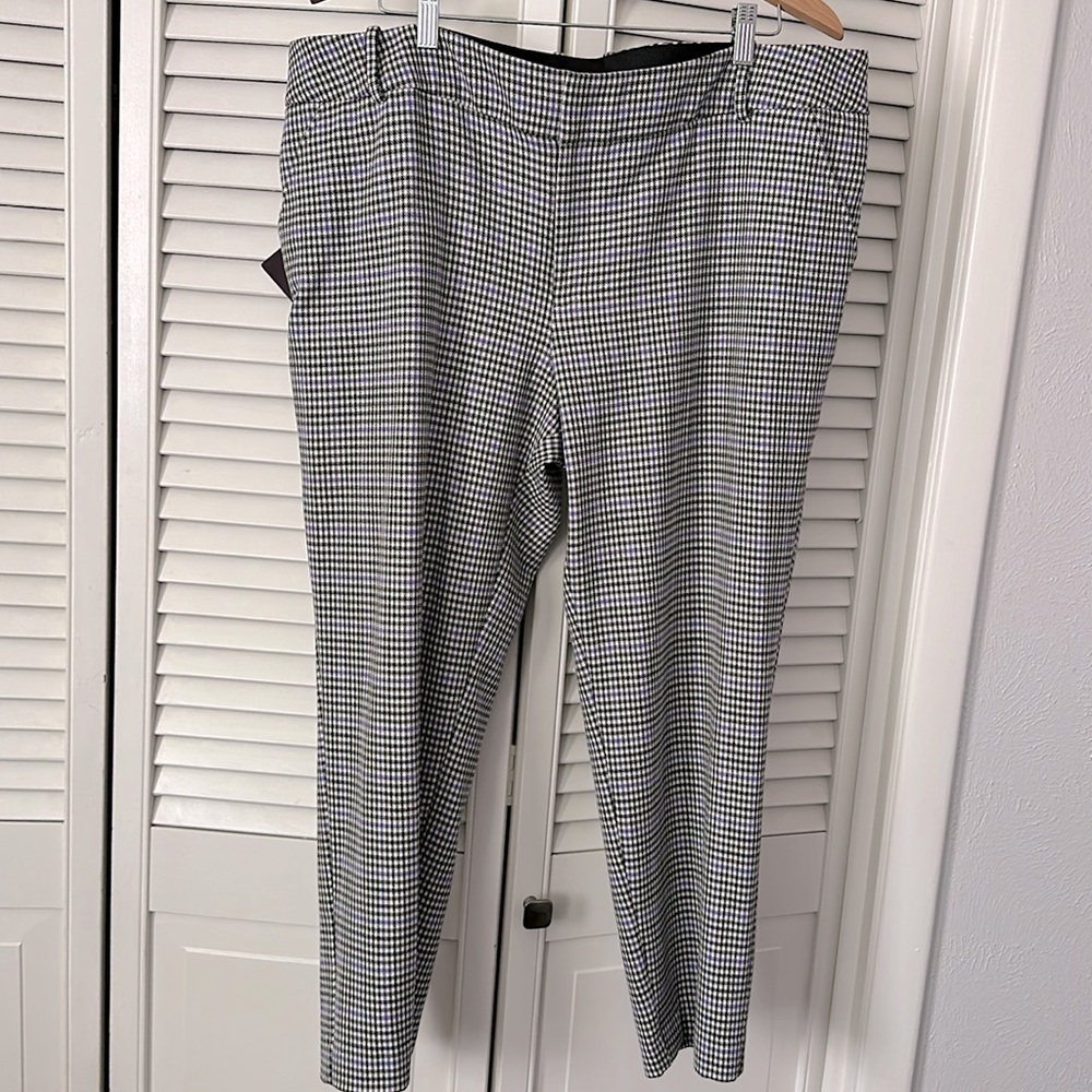 AVA & VIV houndstooth pants trousers slacks NWT